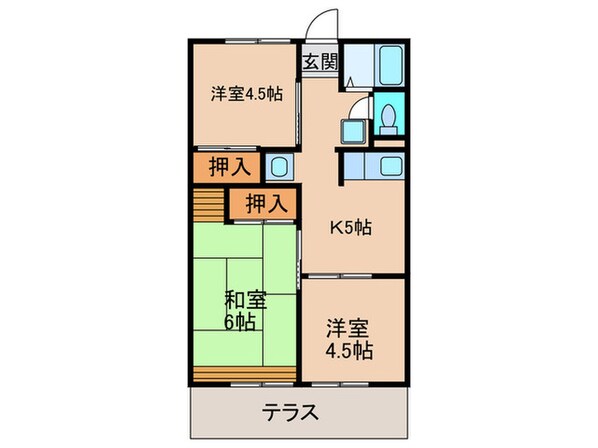 シティハイムコスモスの物件間取画像